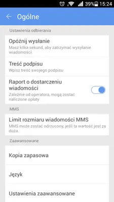 GO SMS Language Polish android App screenshot 1